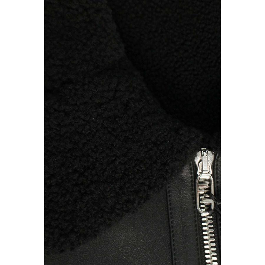 フェンディ  FM0235 AHBD F0GME ブラックシアリングラムレザーブルゾン メンズ 46 FENDI（フェンディ） ブルゾン サイズ:46 FM0235 AHBD F0GME ブラック