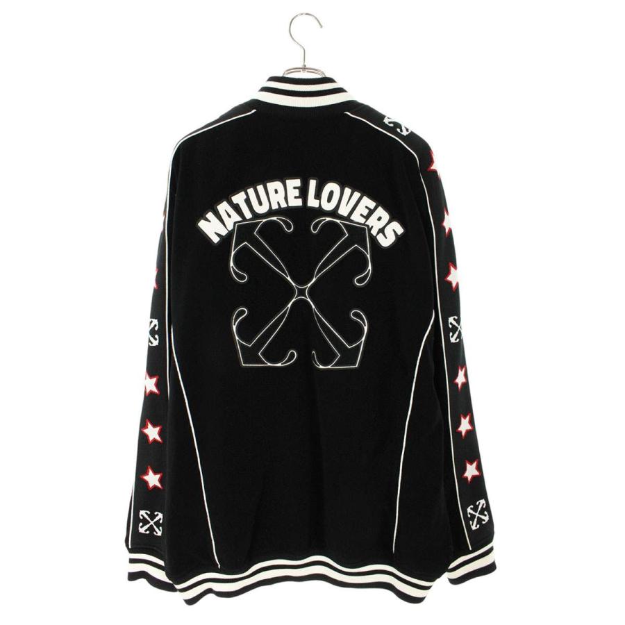 オフホワイト  OMBD053S24FAB001 スタジャントラックブルゾン メンズ L off white（オフホワイト） サイズ:L OMBD053S24FAB001 スタジャン
