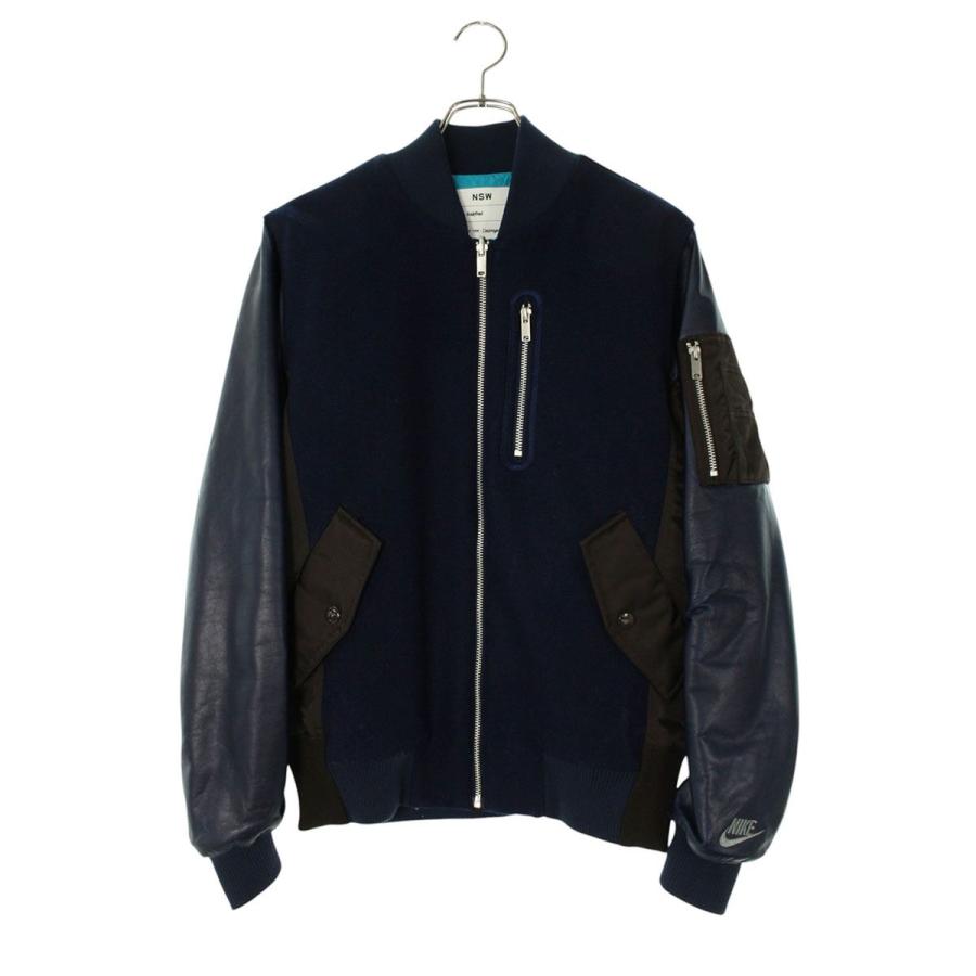 ナイキ  WHITE SPACE DESTROYER JACKET ナイロン切り替えジップアップブルゾン メンズ S NIKE（ナイキ） ブルゾン サイズ:S WHITE SPACE DESTROYER JACKET