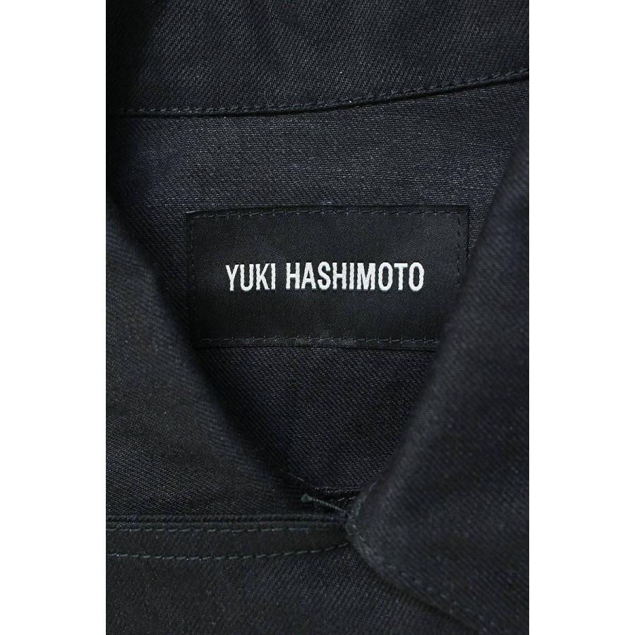 ユウキハシモト YUKI HASHIMOTO 21SS サイズ:44 カラー切替ペイント加工ダブルデニムジャケット 中古 BS99