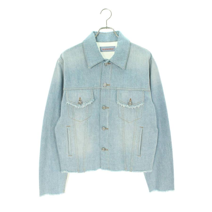 ブルーマーブル BLUE MARBLE 23SS Bicolor denim jacket サイズ:M バイ