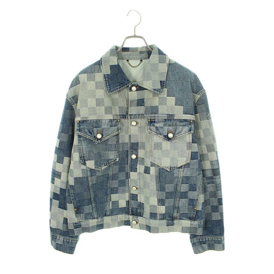 ルイヴィトン デニムジャケット 24SS サイズ:52 ダミエデニム 