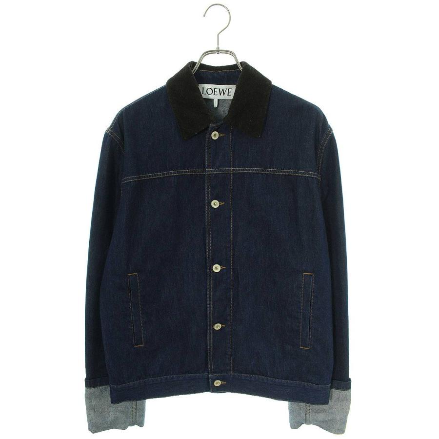 ロエベ デニムジャケット 23SS サイズ:44 フィッシャーマンターン 