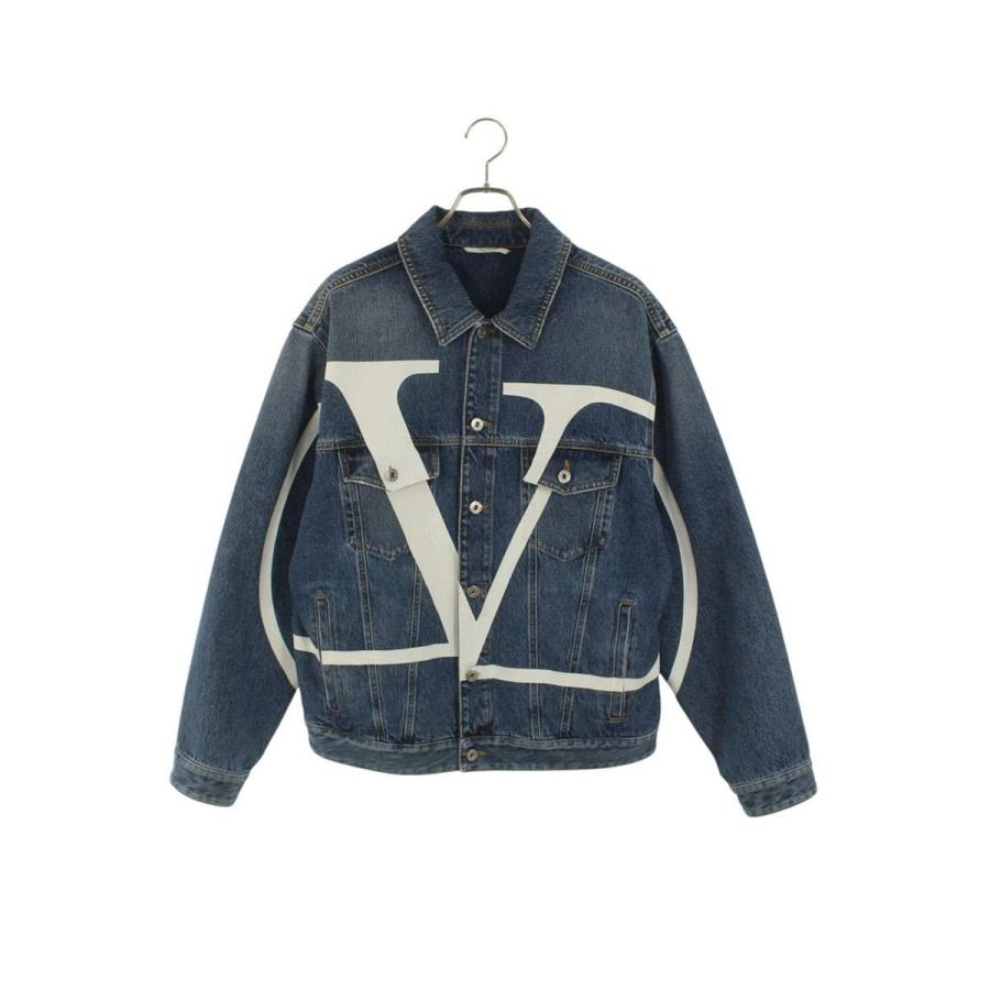 ヴァレンティノ サイズ:48  WV3DC01J7L0 Vロゴデニムジャケット 中古 BS99 VALENTINO（ヴァレンティノ） サイズ:48 WV3DC01J7L0 Vロゴデニム