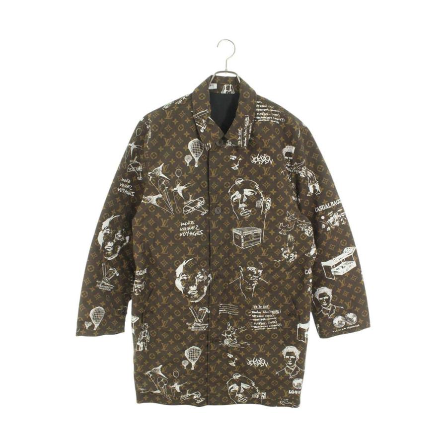 ルイヴィトン サイズ:52  23AW  RM232 YH0 HPC70E リバーシブル テクニカルコットン モノグラムコート 中古 SB01 LOUIS VUITTON（ルイ・ヴィトン） コート サイズ:52 23AW RM232 YH0