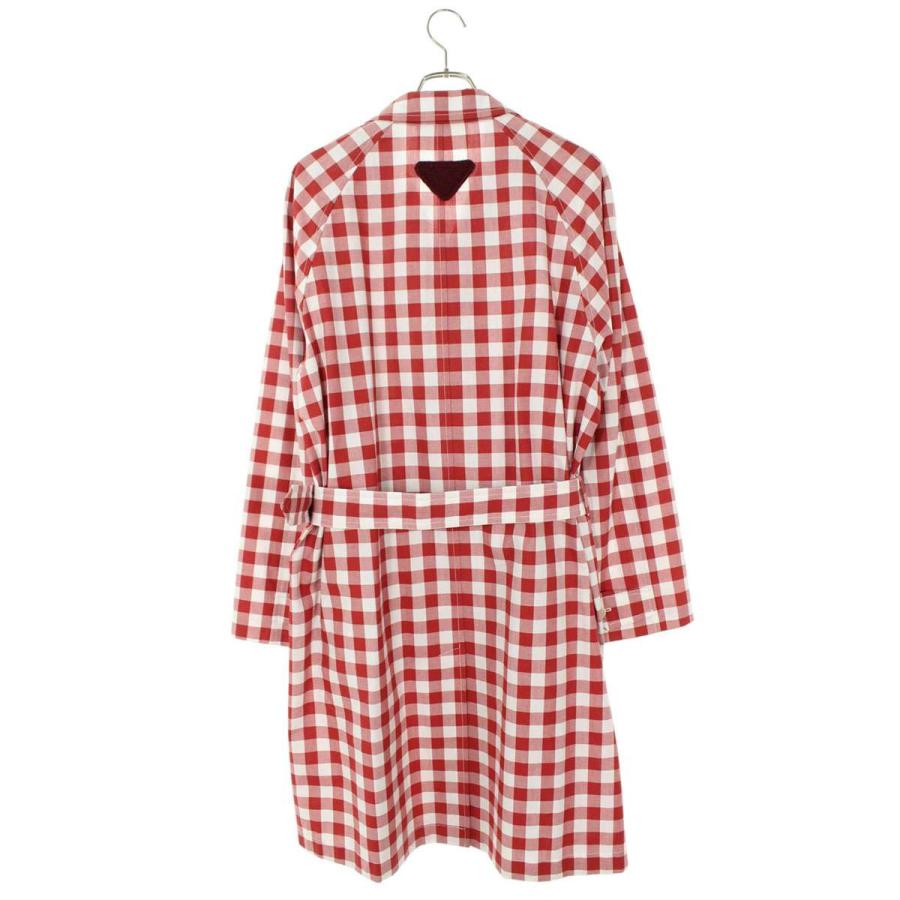 PRADA プラダ サイズ:48 SGC215 ギンガムチェックコート 中古 PRADA プラダ サイズ:48 SGC215 ギンガムチェックコート 中古