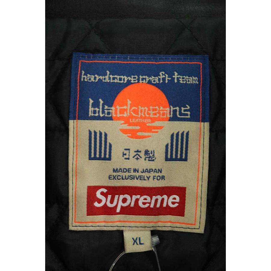 Supreme シュプリーム ブラックミーンズ レザージャケット 23AW Supreme シュプリーム ブラックミーンズ レザージャケット 23AW