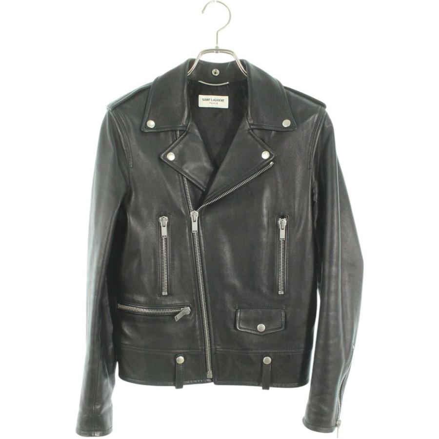 サンローランパリ サイズ:42 L01 484284 Y5YA2 クラシックモーターサイクルライダースレザージャケット 中古 OM10 SAINT LAURENT サンローランパリ サイズ:42 L01 484284 Y5YA2