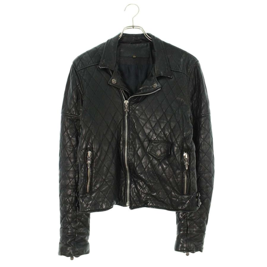 クロムハーツ クリティン レザージャケット CHROME HEARTS（クロムハーツ） レザージャケット サイズ:L CRETIN