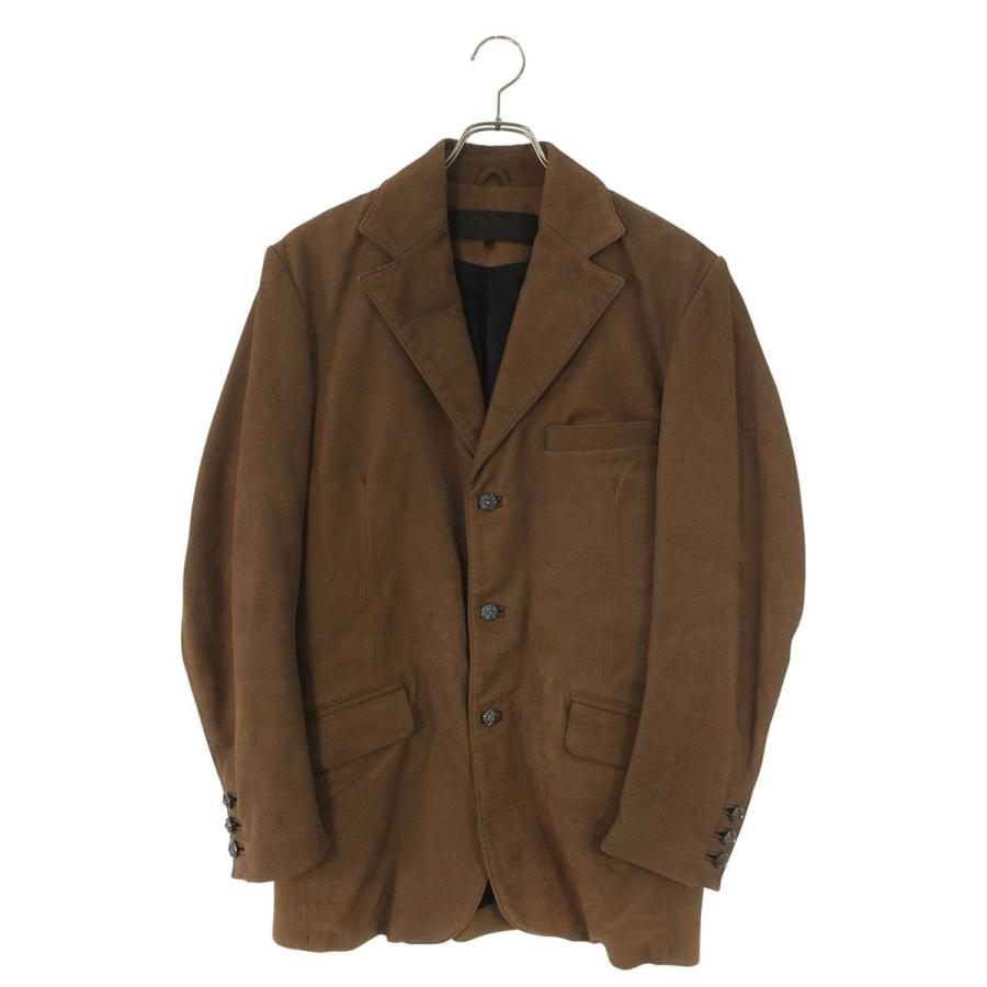 クロムハーツ サイズ:M 3Bテーラードレザージャケット 中古 SJ02 CHROME HEARTS（クロムハーツ） レザージャケット サイズ:M 3B