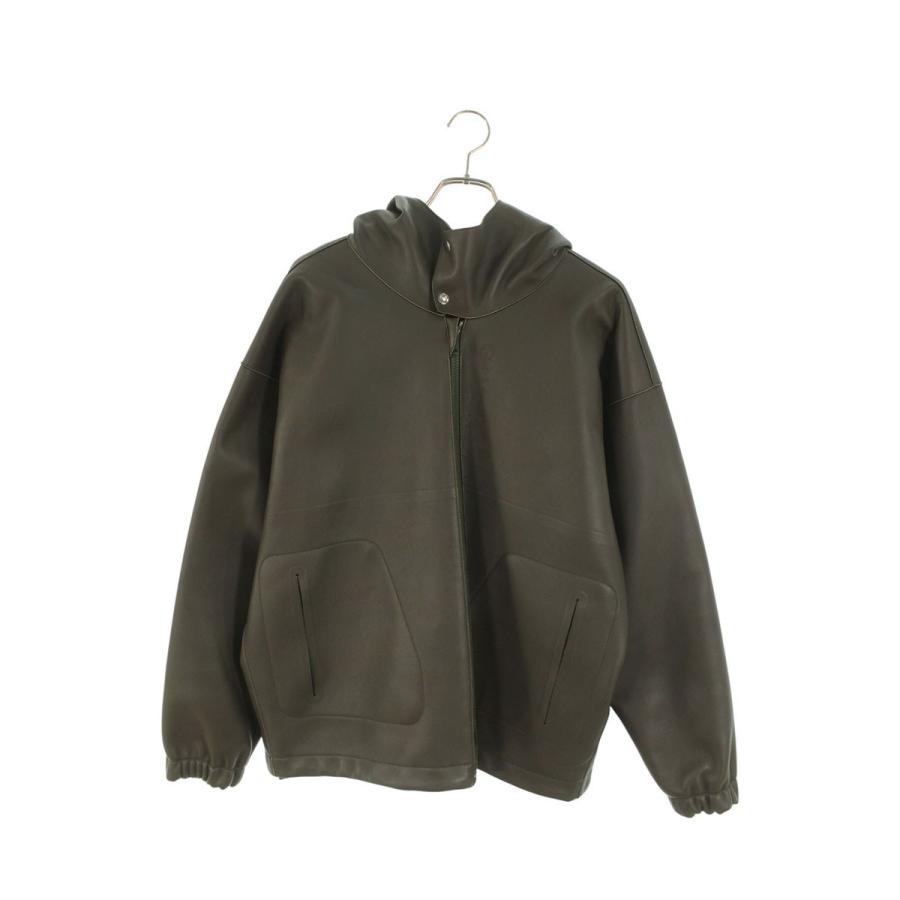 ジバンシィ サイズ:48  BM00KA60TG ロゴフーデッドラムレザージャケット 中古 OM10 GIVENCHY（ジバンシィ） サイズ:48 BM00KA60TG ロゴフーデッド