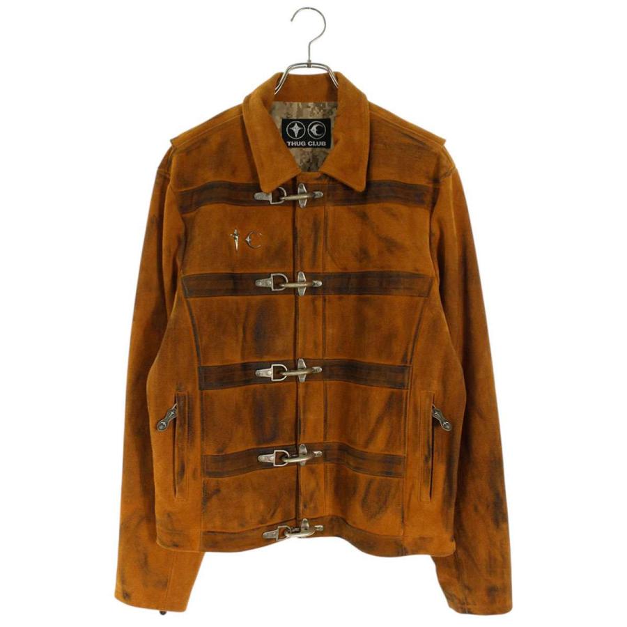 サグクラブ サイズ:3 TC24JK2602 Bio Soldier Leather Jacket スエード