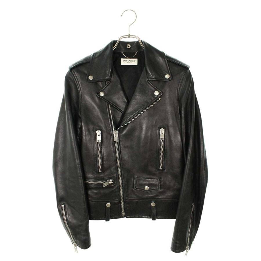 SAINT LAURENT サンローランパリ レザージャケット サイズ:42 L01