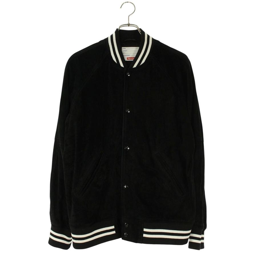 シュプリーム  17SS  Suede Varsity Jacket スエードバーシティジャケットレザージャケット メンズ M Supreme（シュプリーム） レザージャケット サイズ:M 17SS Suede