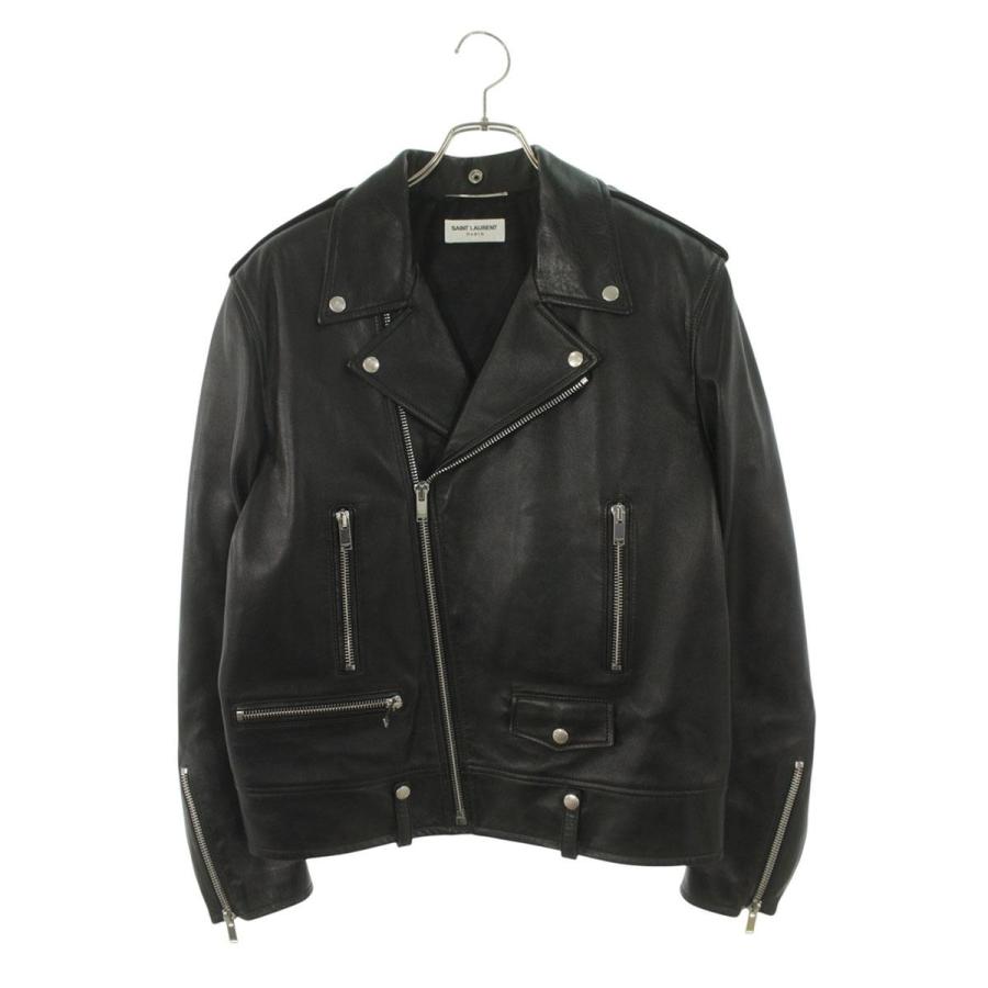 【未使用品】SAINT LAURENT 52サイズ　キースレザージャケット SAINT LAURENT サンローランパリ サイズ:52 L01 484284 Y5YA2