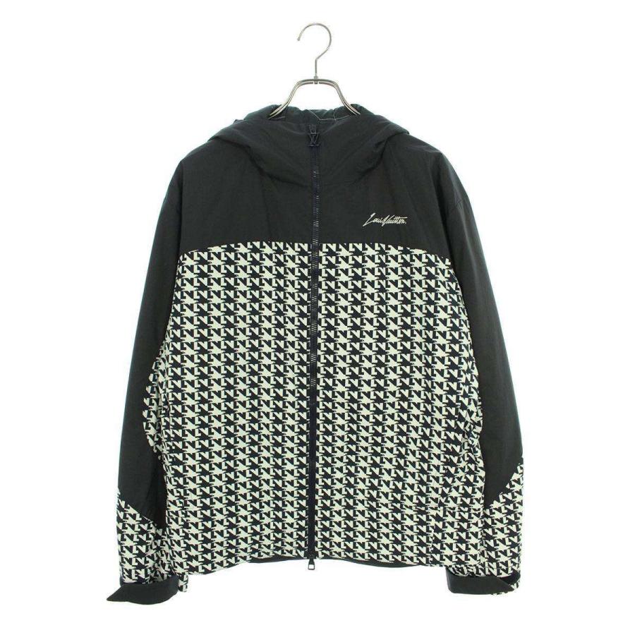 ルイヴィトンlouis vuitton バイカラーパデッドフーデッドブルゾン