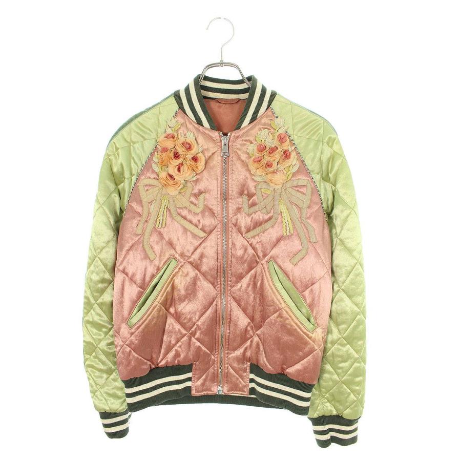 GUCCI グッチ ブルゾン 17AW サイズ:42 バック刺繍デザイン GUCCI グッチ ブルゾン 17AW サイズ:42 バック刺繍デザイン