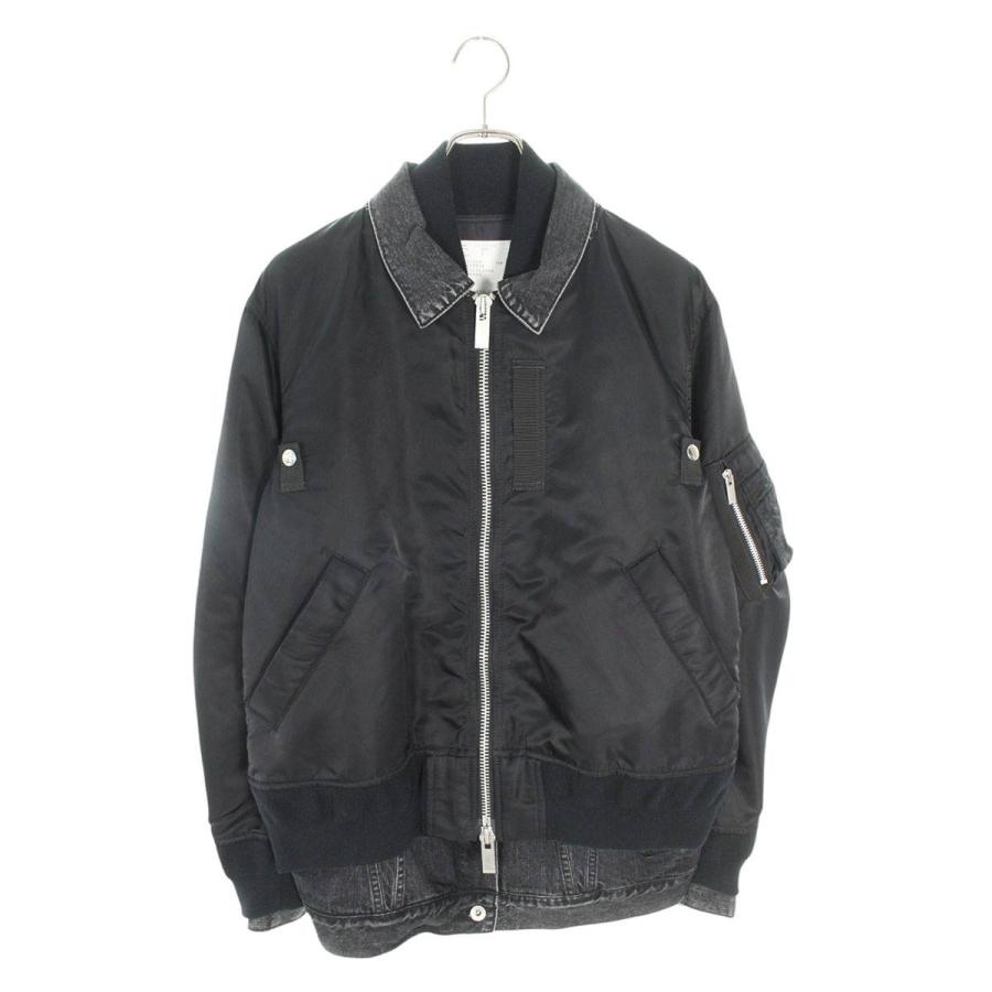 サカイ Sacai Denim Nylon Twill Blouson 21-05602 サイズ:4 デニム 