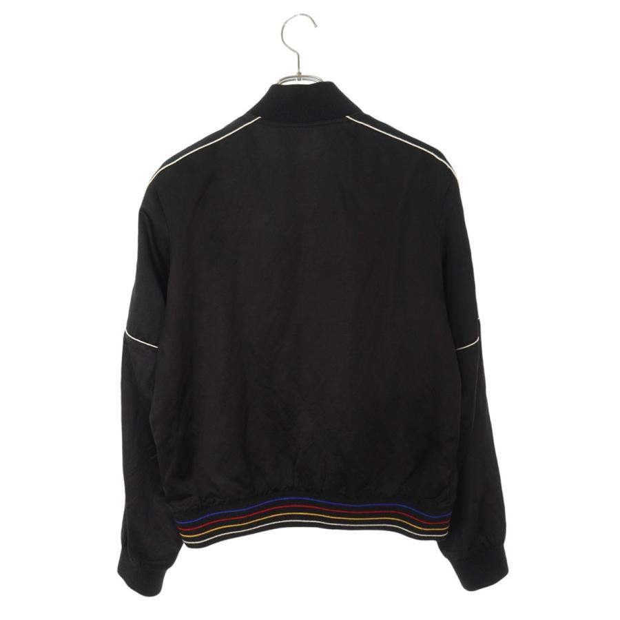 サンローランパリ サイズ:48  668461 Y1C31 YSLサテンテディジャケットブルゾン 中古 SS13 SAINT LAURENT サンローランパリ サイズ:48 668461 Y1C31 YSLサテン
