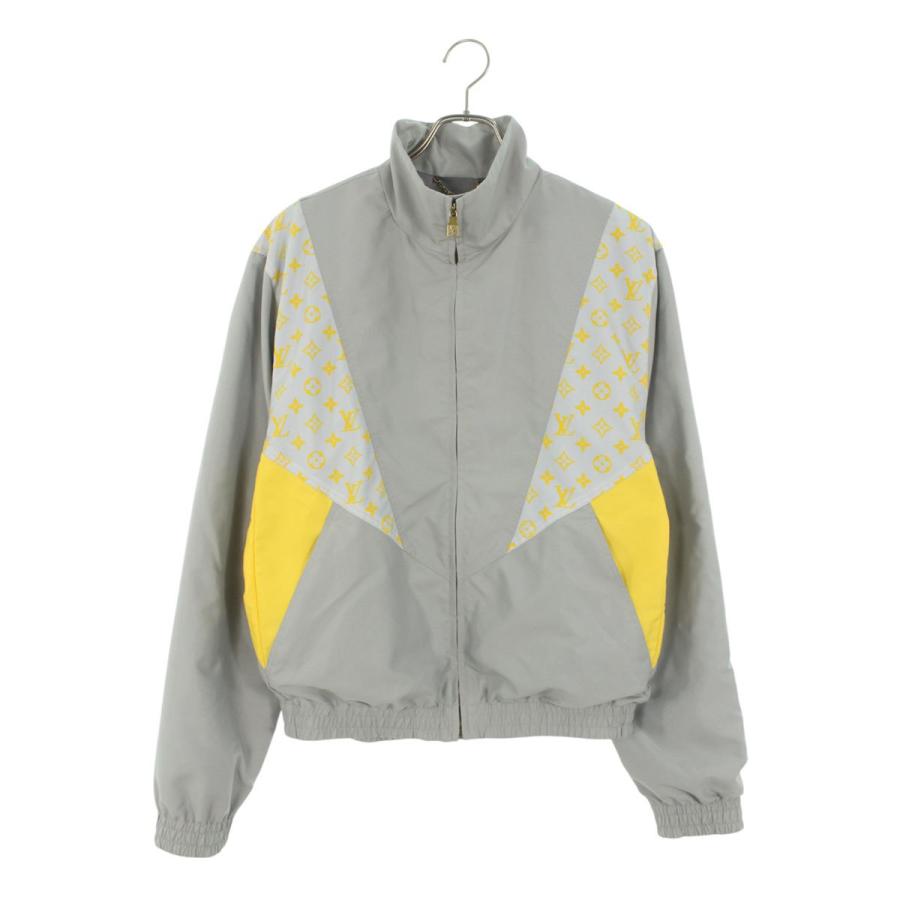 ルイヴィトン サイズ:46  RM252MM UVL HTB09W モノグラムトラックトップナイロンブルゾン 中古 OM10 LOUIS VUITTON（ルイ・ヴィトン） ブルゾン サイズ:46 RM252MM UVL