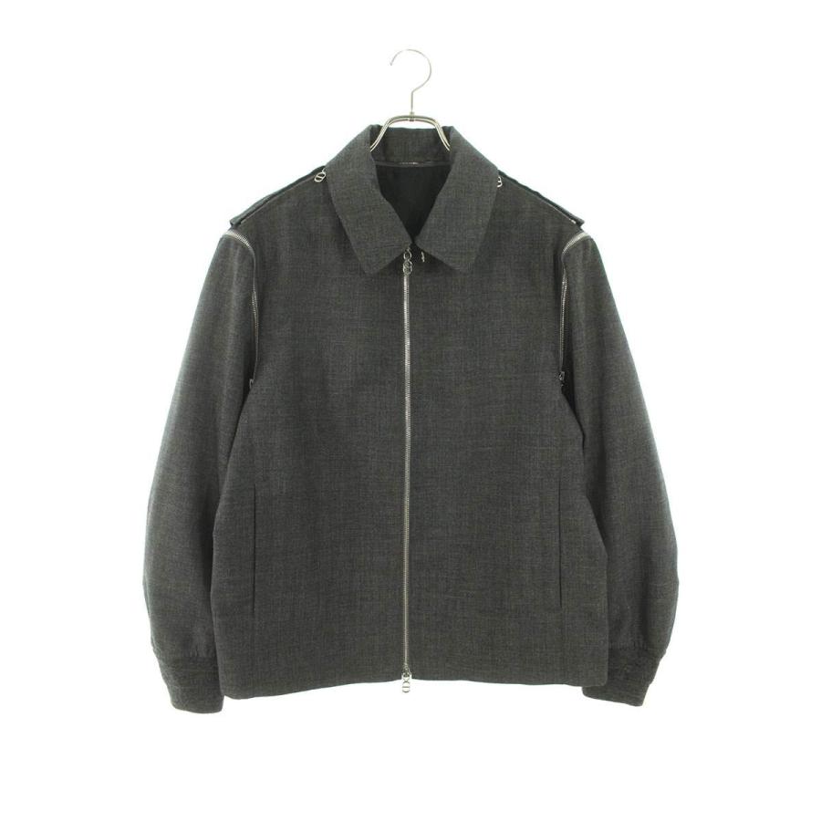 ディオール サイズ:46 23AW 393C404A5854 ジップデザインウールブルゾン 中古 OM10 ディオール サイズ:46 23AW 393C404A5854 ジップデザインウール