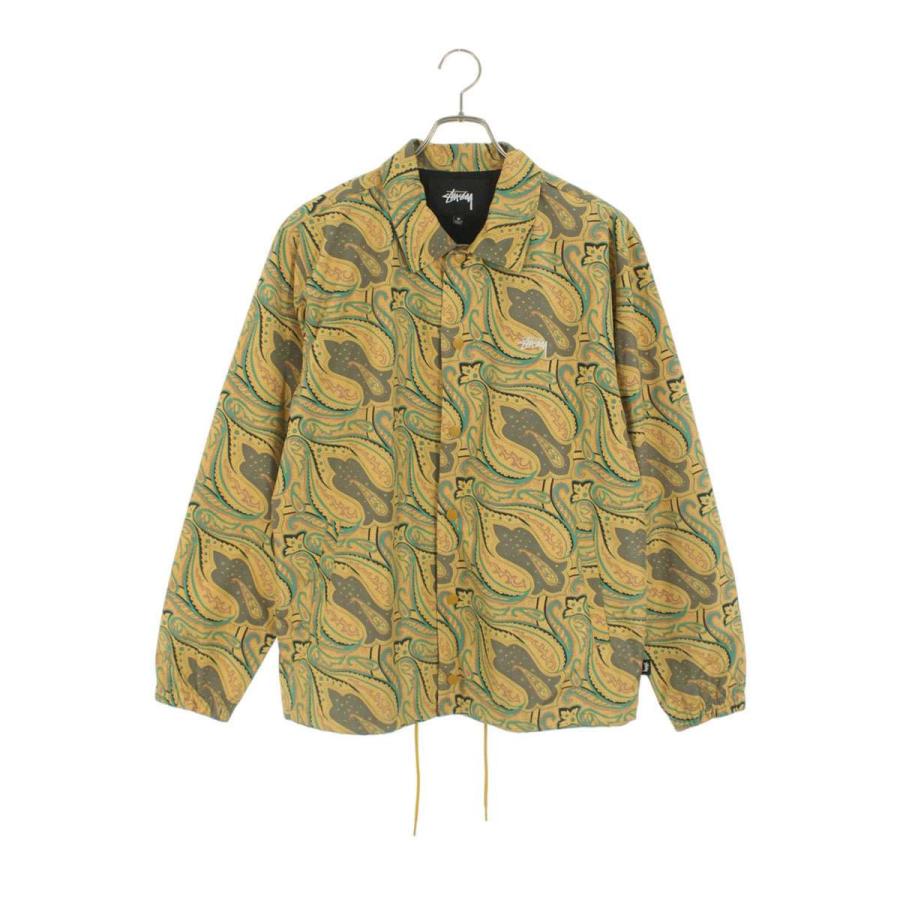 ステューシー サイズ:M ペイズリーコーチジャケットブルゾン 中古 BS55 STUSSY（ステューシー） サイズ:M ペイズリーコーチジャケットブルゾン