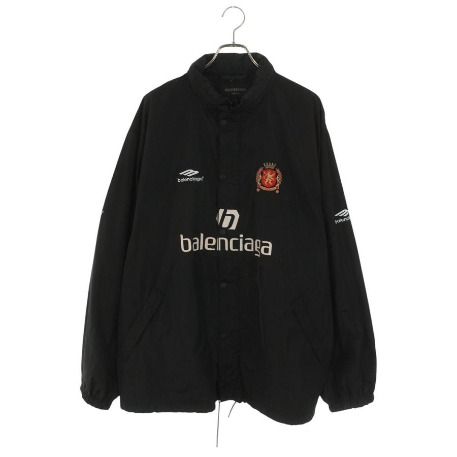 balenciaga サッカージャケット ジップ】Balenciaga バーシティ サッカー ジャケット ブラック