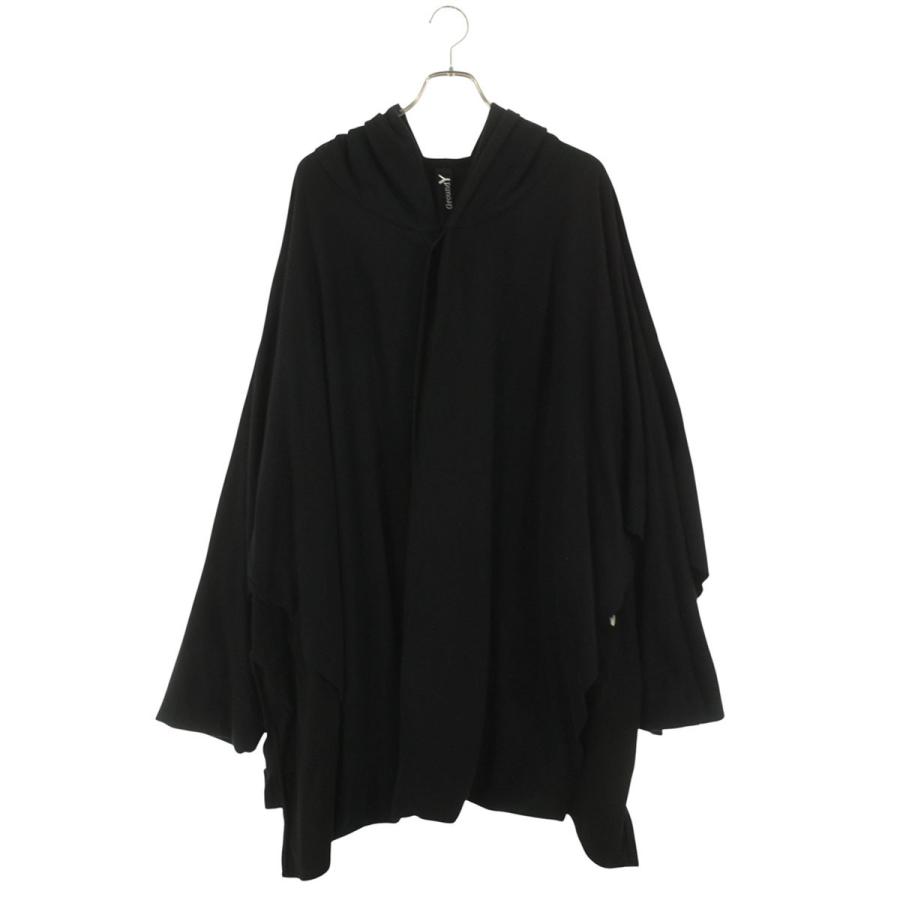 グランドワイ サイズ:3  GV-T01-005 ミニ裏毛ビッグマントジップアップパーカーブルゾン 中古 BS99 Ground Y グランドワイ サイズ:3 GV-T01-005 ミニ裏毛ビッグマント