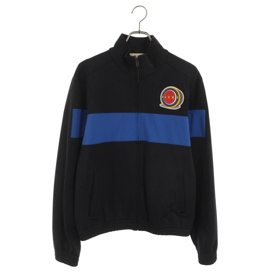 最終価格　MARNI アウター　フリルブルゾン　ベスト付き　ネイビー　38 最終価格MARNI アウターフリルブルゾンベスト付きネイビー38