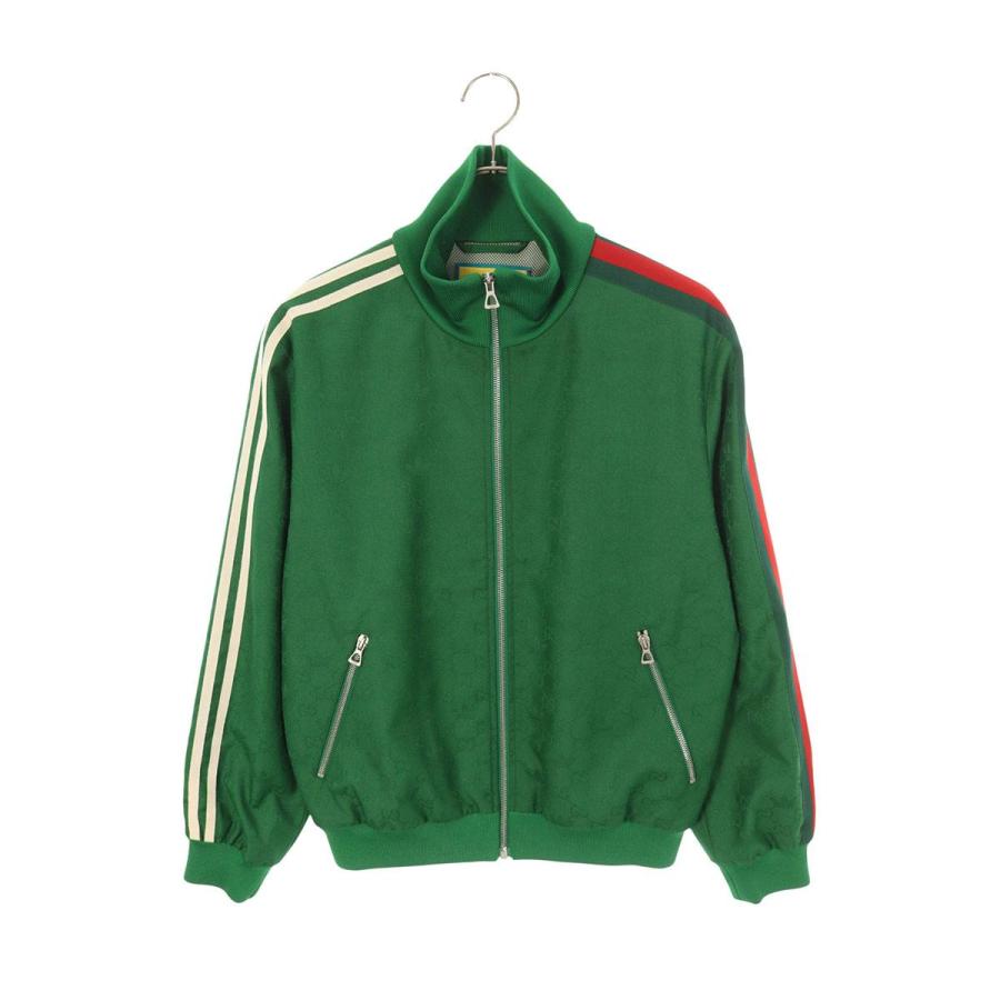 グッチ ×アディダス   705756 ZAI22 ジャガードトラックジャケットブルゾン メンズ 46 GUCCI（グッチ） ブルゾン アディダス サイズ:46 705756 ZAI22