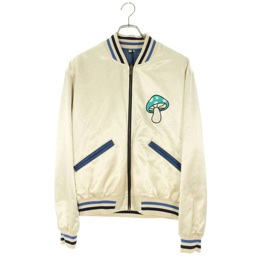 グッチ  23AW  753103 XDCH2 マッシュルーム柄リバーシブルブルゾン メンズ 46 GUCCI（グッチ） ブルゾン サイズ:46 23AW 753103 XDCH2