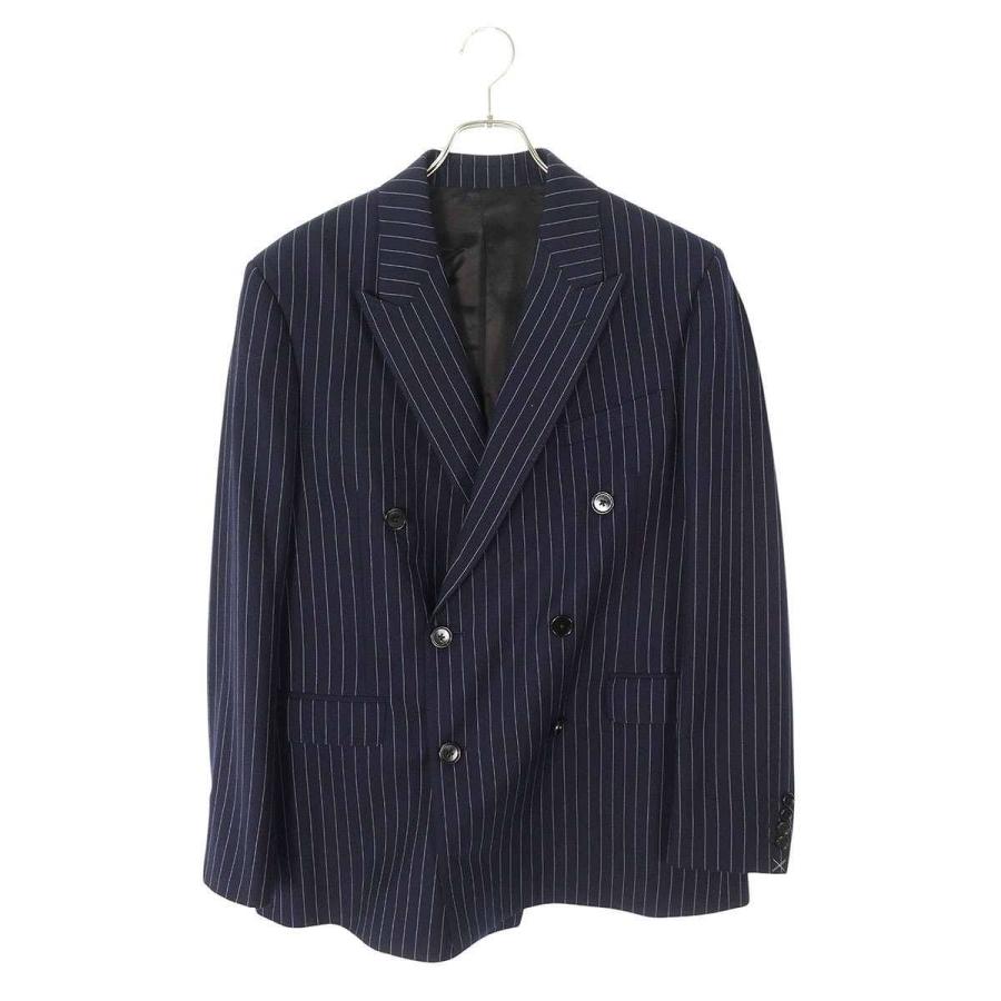 セリーヌ サイズ:46  2V16H399U ストライプダブルブレストジャケット 中古 SB01 CELINE（セリーヌ） ジャケット サイズ:46 2V16H399U ストライプダブル