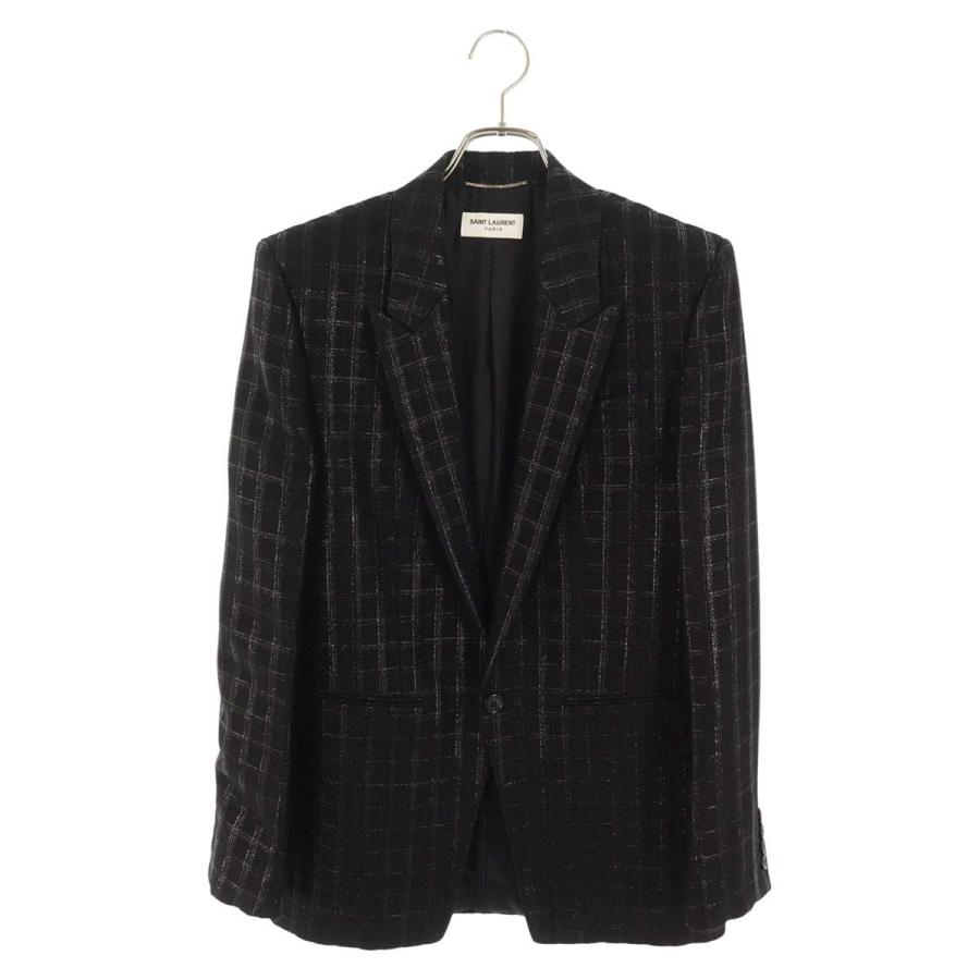 サンローランパリ サイズ:44  662463 Y2D19 格子柄ピークドラペルテーラードジャケット 中古 SS13 SAINT LAURENT サンローランパリ サイズ:44 662463 Y2D19 格子柄