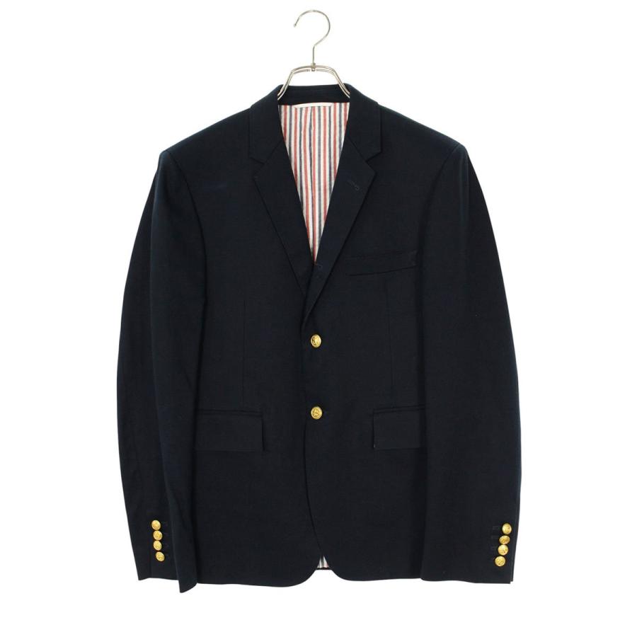 トムブラウン サイズ:2  MJU060AW7017 金ボタン2Bジャケット 中古 BS99 THOM BROWNE（トム ブラウン） サイズ:2 MJU060AW7017 金ボタン2B