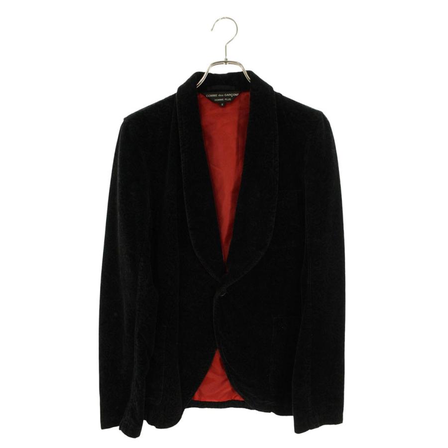 コムデギャルソンオムプリュス  PH-J054 AD2011 ベロア総柄ジャケット メンズ S COMME des GARCONS HOMME PLUS コムデギャルソンオムプリュス サイズ:S
