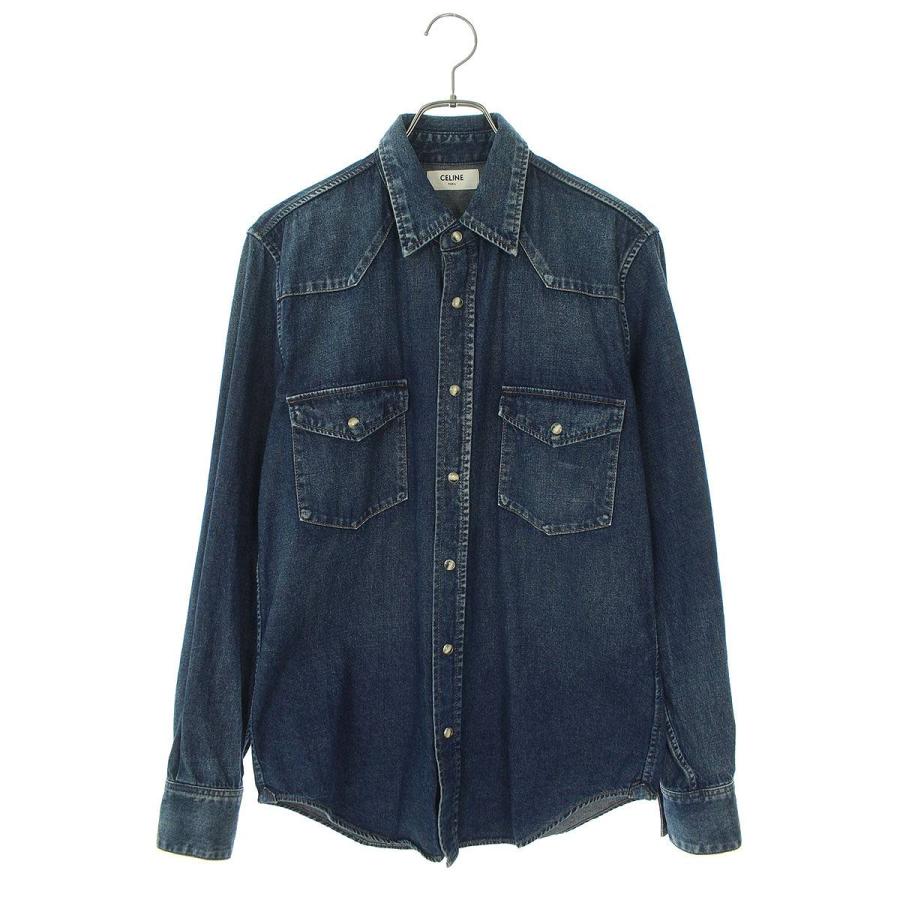 セリーヌバイエディスリマン CELINE by Hedi Slimane 19AW 2T014133G サイズ:XS クラシックウエスタンデニム長袖シャツ 中古 NO05 :10312-230123-0093:RINKAN - 通販 - Yahoo!ショッピング セリーヌバイエディスリマン CELINE by Hedi Slimane 19AW 2T014133G サイズ:XS クラシックウエスタンデニム長袖シャツ 中古 NO05 :10312-230123-0093:RINKAN - 通販 - Yahoo!ショッピング