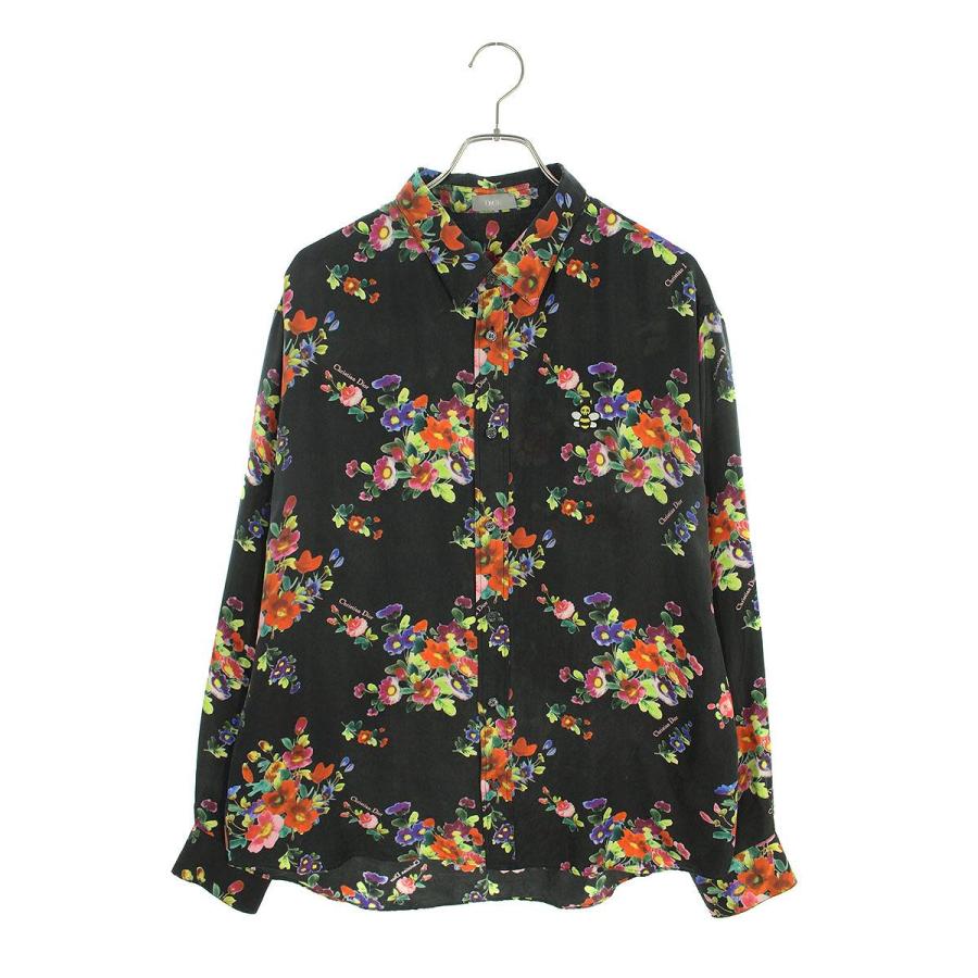 合馬日淘　Christian Dior ワンピース　ベロア　長袖　シルク 合馬日淘 Christian Dior ワンピース ベロア 長袖 シルク 合馬日