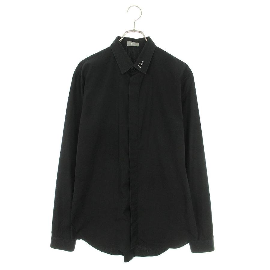 Dior HOMME ディオールオム 463C541W6680 サイズ:41 襟ロゴ刺繍 Dior HOMME ディオールオム 463C541W6680 サイズ:41 襟ロゴ刺繍