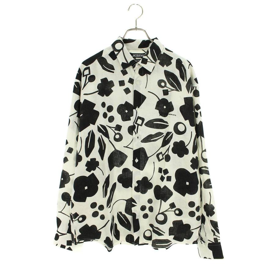 ジャックムス JACQUEMUS 24SS 245SH001 サイズ:48 プラント総柄長袖 