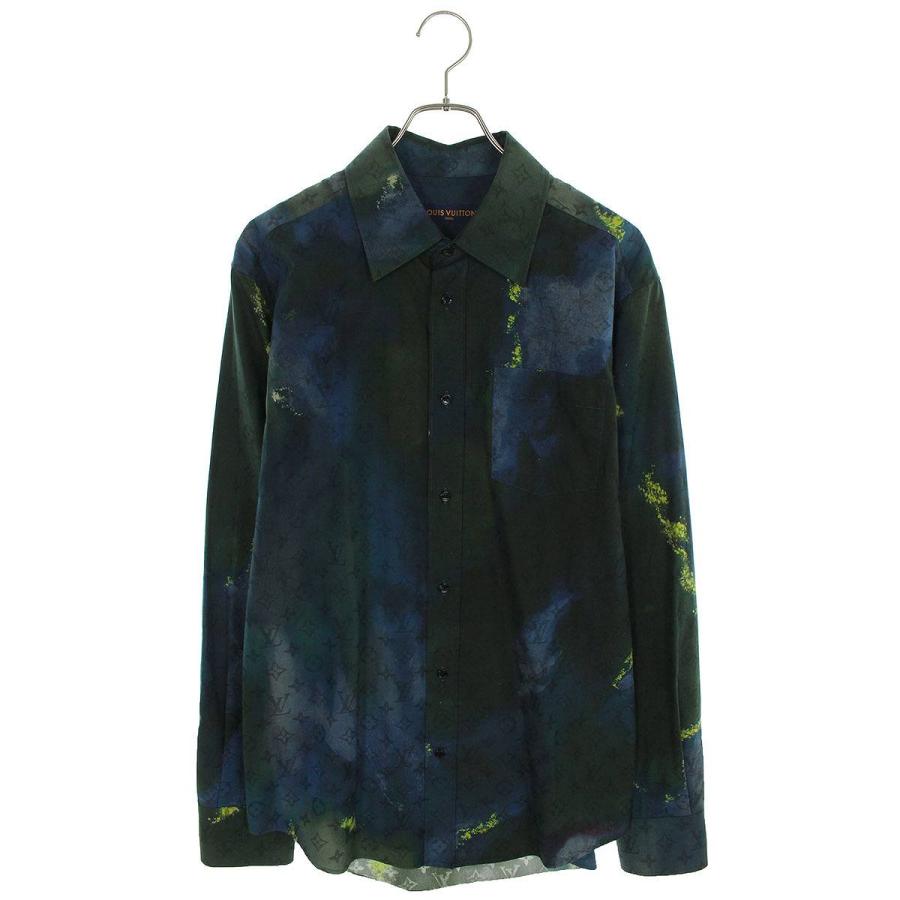 ルイヴィトン 長袖シャツ 21AW サイズ:L モノグラムタイアンドダイ長袖  