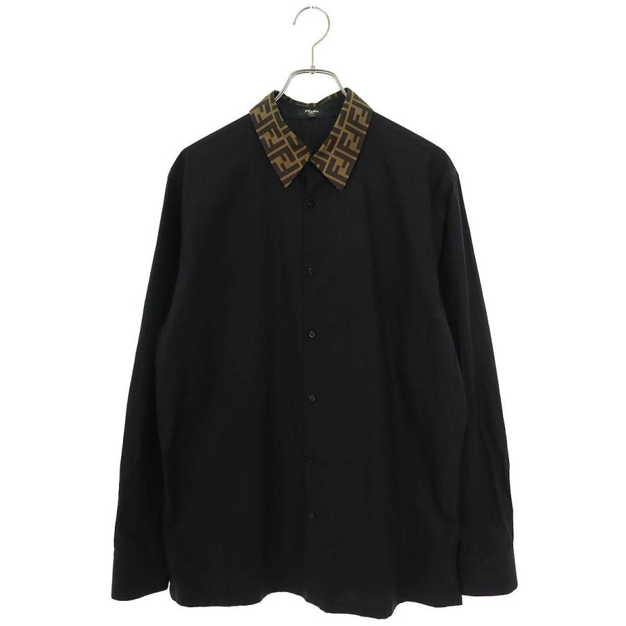 FENDI ビブディテール ズッカ FF 長袖 シャツ 42定価10万
