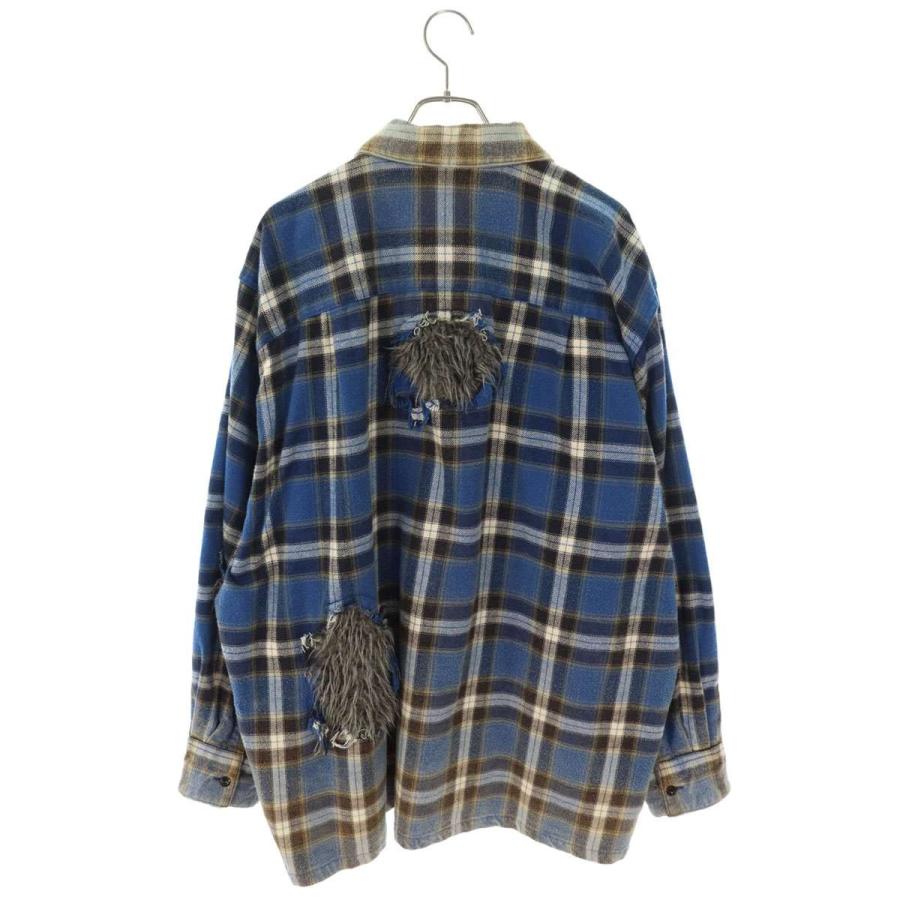 ダブレット doublet 23AW WEREWOLF CHECK SHIRT23AW11SH132 サイズ:XL 