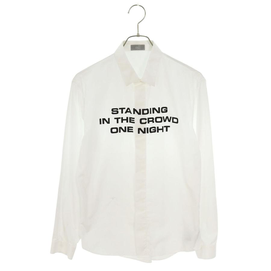 Dior HOMME ディオールオム 長袖シャツ 433C529K0580 サイズ:38 英字  