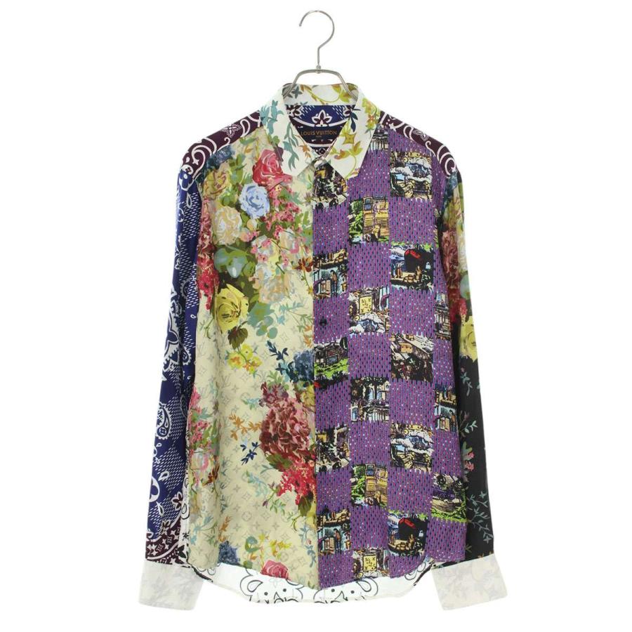 ルイヴィトン 長袖シャツ 22AW RM222 RB8 HNS72W サイズ:L モノグラム  