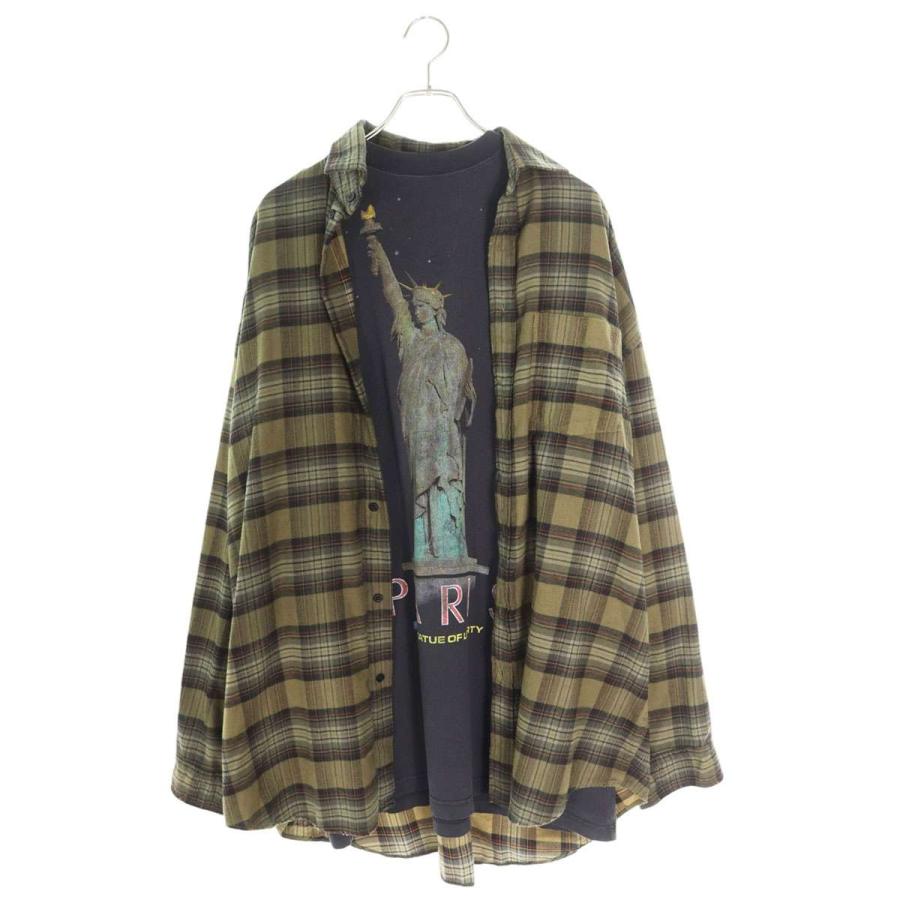 バレンシアガ BALENCIAGA 24AW 794656 TQM20 サイズ:1 チェック柄 