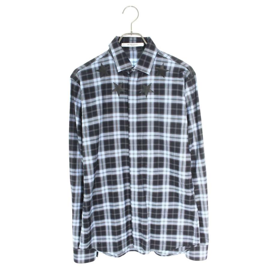 ジバンシィ 長袖シャツ 16F 6002 333 サイズ:37 スタープリント  