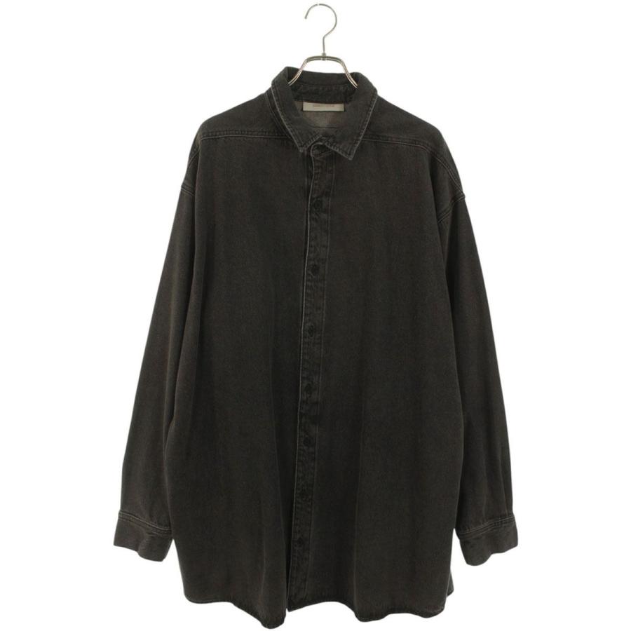 フォグ サイズ:L  ESSENTIAL オーバーサイズデニム長袖シャツ 中古 BS99 FOG ESSENTIALS（エフオージーエッセンシャルズ） フォグ サイズ:L