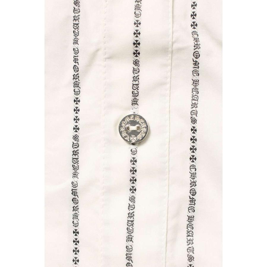 CHROME HEARTS（クロムハーツ） 長袖シャツ サイズ:L ロゴストライプ