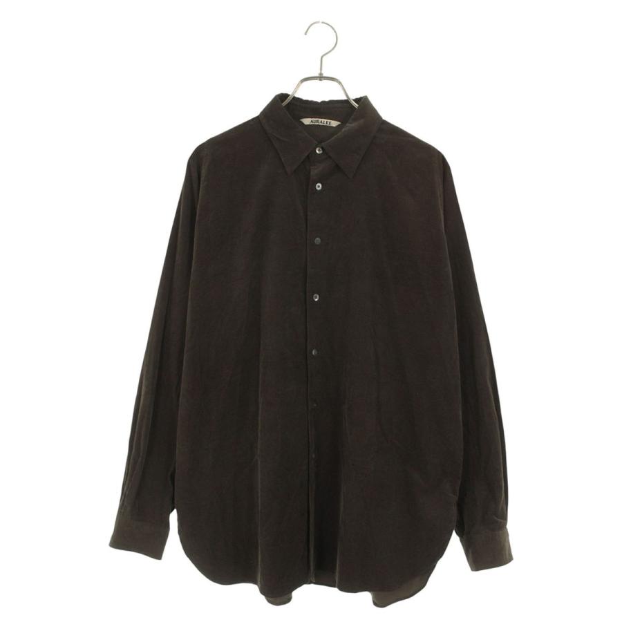 AURALEE コーデュロイ長袖シャツ サイズ4 AURALEE（オーラリー） サイズ:4 A22AS02FC FINX LIGHT CORDUROY