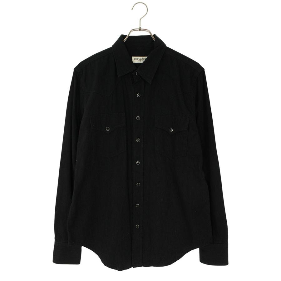 サンローランパリ サイズ:L 597059 YM881 ウエスタン長袖シャツ 中古 SS13 SAINT LAURENT サンローランパリ サイズ:L 597059 YM881 ウエスタン